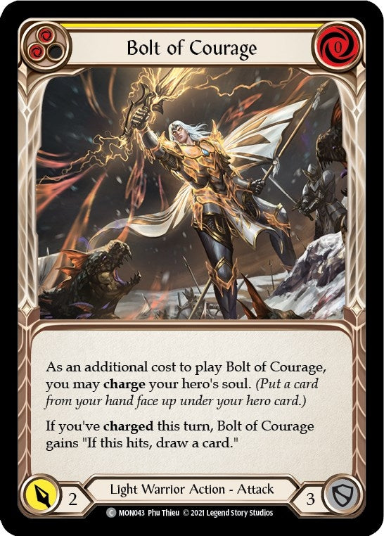 Bolt of Courage (Yellow) (MON043) (Monarch)