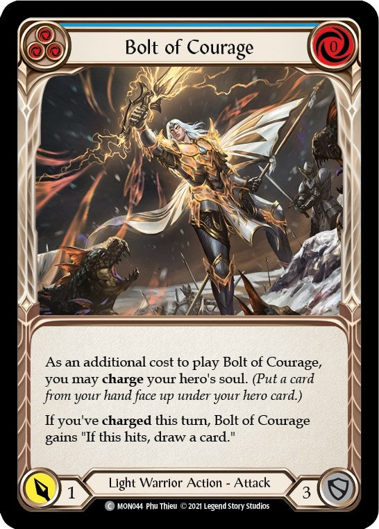 Bolt of Courage (Blue) (MON044) (Monarch)