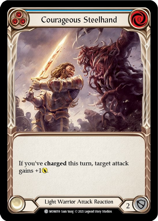 Courageous Steelhand (Blue) (MON059) (Monarch)