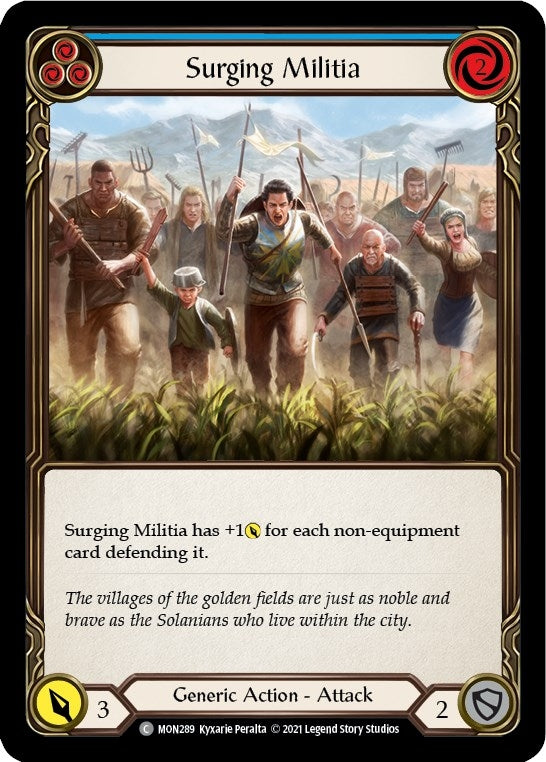 Surging Militia (Blue) (MON289) (Monarch)