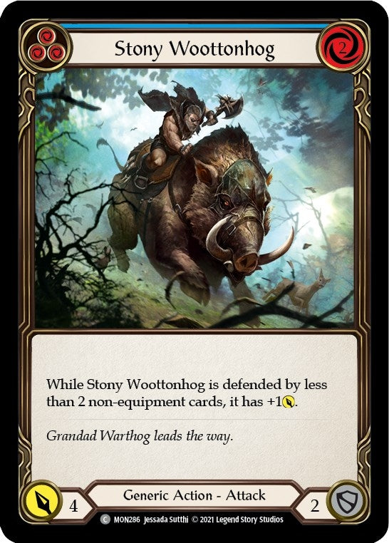 Stony Woottonhog (Blue) (MON286) (Monarch)