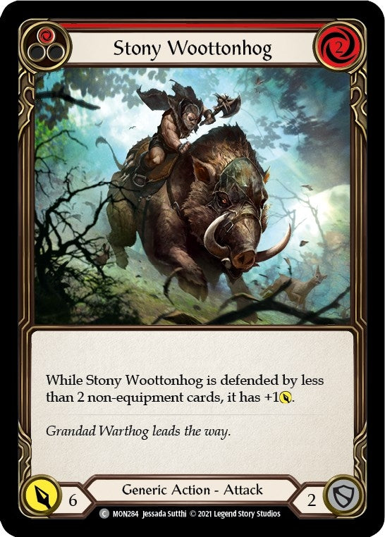 Stony Woottonhog (Red) (MON284) (Monarch)