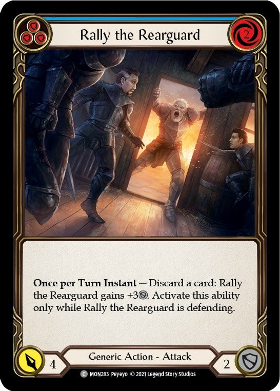 Rally the Rearguard (Blue) (MON283) (Monarch)