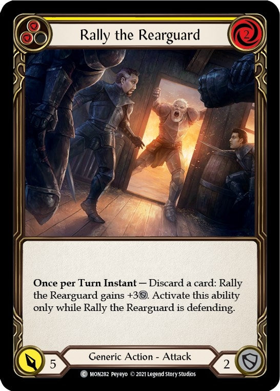 Rally the Rearguard (Yellow) (MON282) (Monarch)