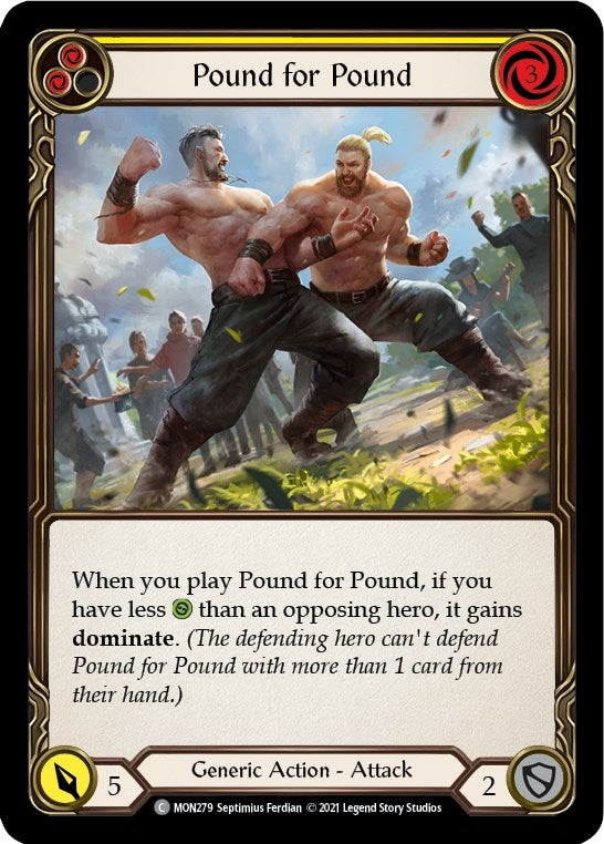 Pound for Pound (Yellow) (MON279) (Monarch)