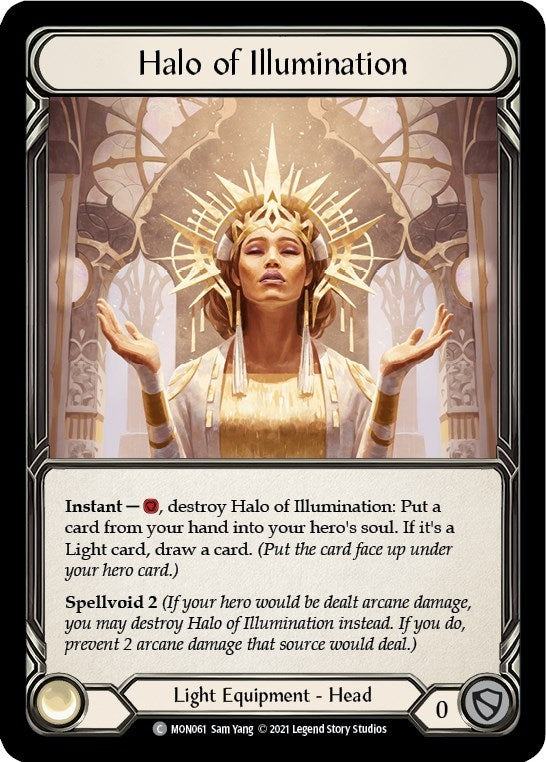 Image for Halo of Illumination (MON061) (Monarch) - Flesh and Blood TCG