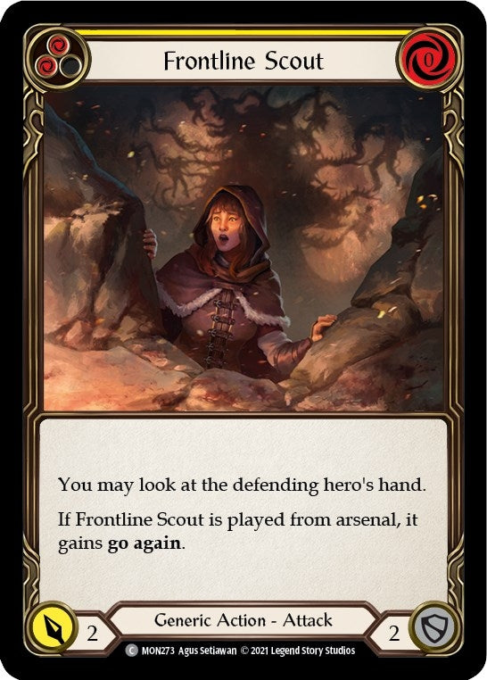 Image for Frontline Scout (Yellow) (MON273) (Monarch) - Flesh and Blood TCG