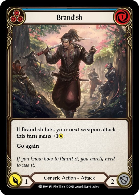 Brandish (Blue) (MON271) (Monarch)