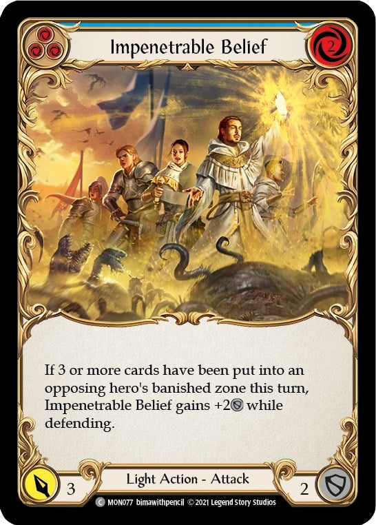Impenetrable Belief (Blue) (MON077) (Monarch)