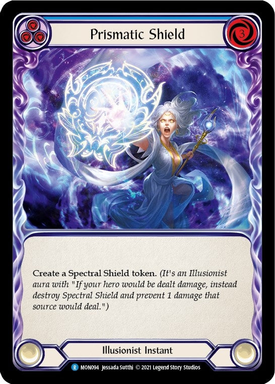 Prismatic Shield (Blue) (MON094) (Monarch)