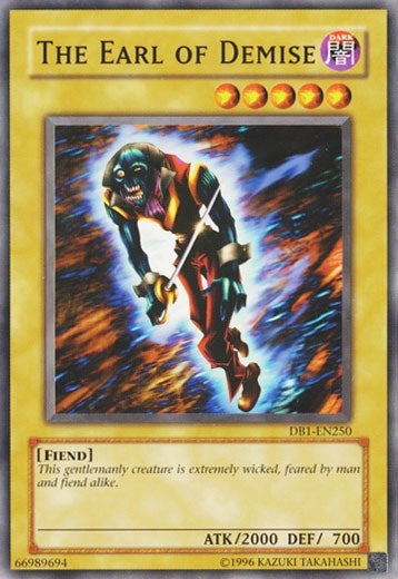 Image for The Earl of Demise (DB1-EN250) (Dark Beginning 1) (DB1) - YuGiOh