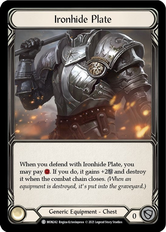 Ironhide Plate (MON242) (Monarch)
