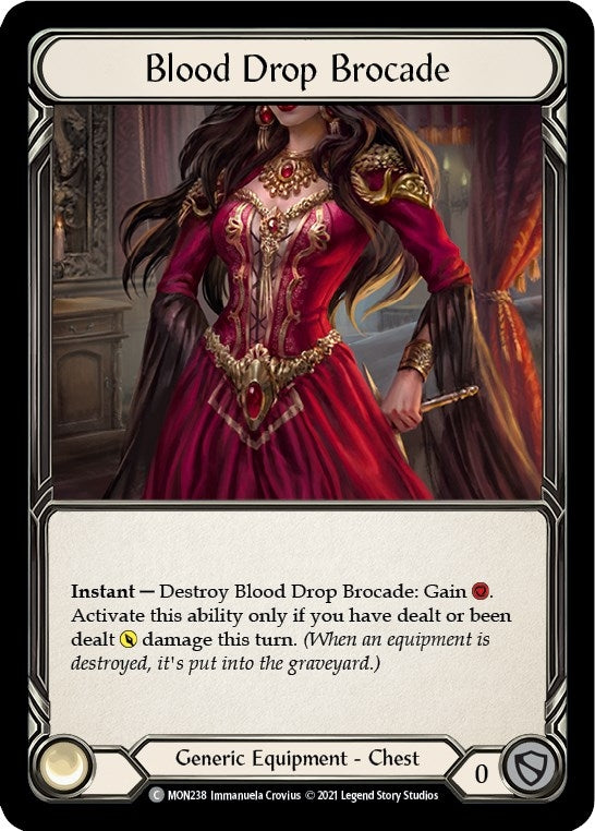 Image for Blood Drop Brocade (MON238) (Monarch) - Flesh and Blood TCG