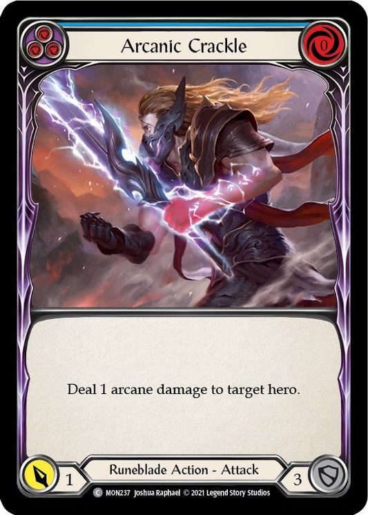 Arcanic Crackle (Blue) (MON237) (Monarch)