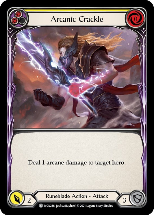 Arcanic Crackle (Yellow) (MON236) (Monarch)