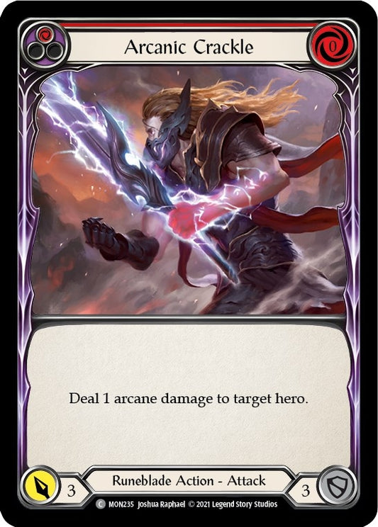 Arcanic Crackle (Red) (MON235) (Monarch)