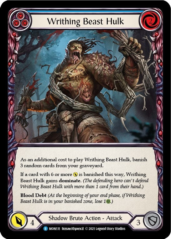 Writhing Beast Hulk (Blue) (MON131) (Monarch)