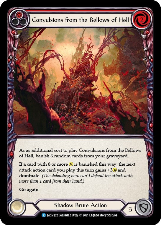 Convulsions from the Bellows of Hell (Red) (MON132) (Monarch)