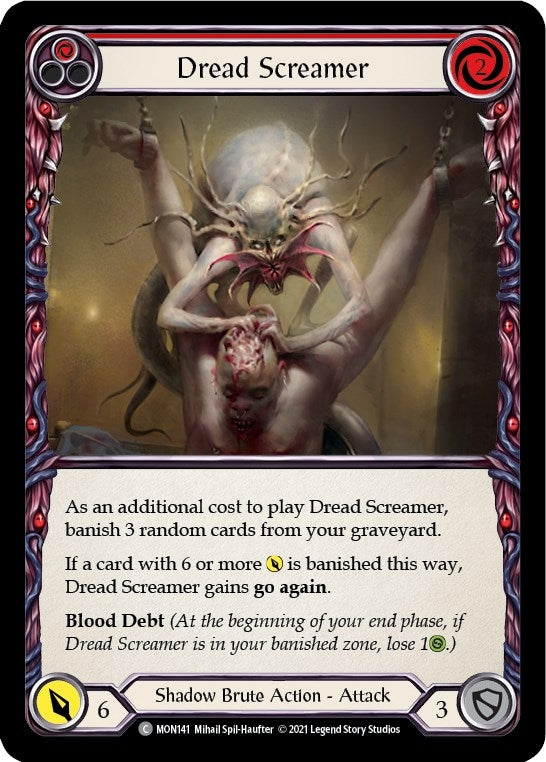 Dread Screamer (Red) (MON141) (Monarch)