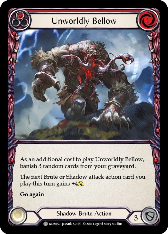 Unworldly Bellow (Red) (MON150) (Monarch)