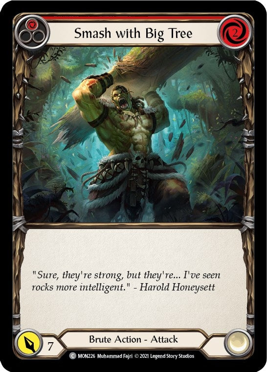 Image for Smash with Big Tree (Red) (MON226) (Monarch) - Flesh and Blood TCG