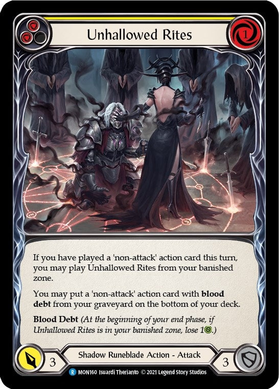 Unhallowed Rites (Yellow) (MON160) (Monarch)
