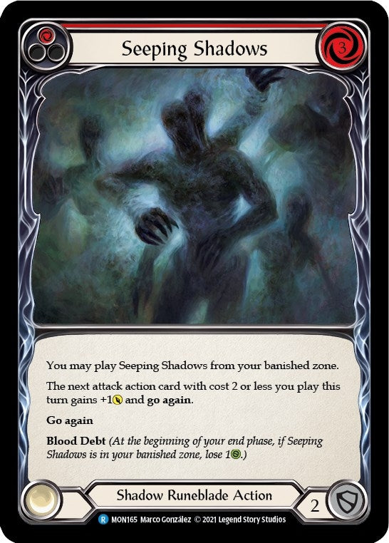 Image for Seeping Shadows (Red) (MON165) (Monarch) - Flesh and Blood TCG