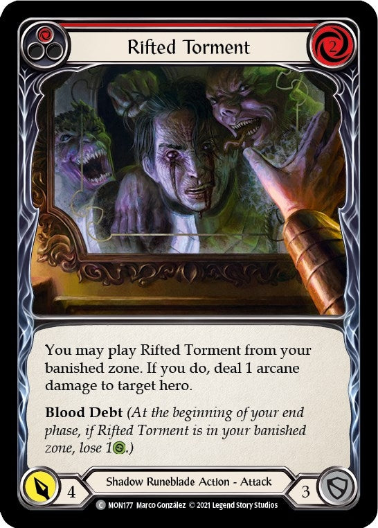 Rifted Torment (Red) (MON177) (Monarch)