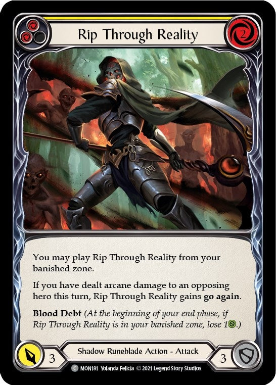Rip Through Reality (Yellow) (MON181) (Monarch)