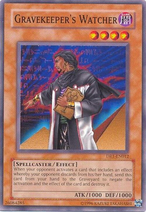 Image for Gravekeeper's Watcher (DR1-EN012) (Dark Revelation Volume 1) (DR1) - YuGiOh