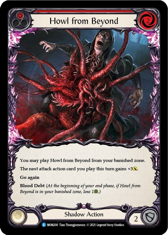 Image for Howl from Beyond (Red) (MON200) (Monarch) - Flesh and Blood TCG