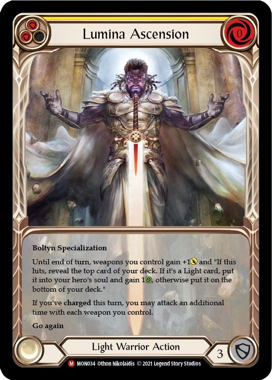 Lumina Ascension (Extended Art) (MON034) (Monarch)