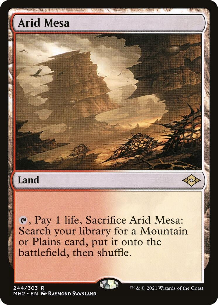 Image for Arid Mesa (244) (Modern Horizons 2) - Magic: The Gathering