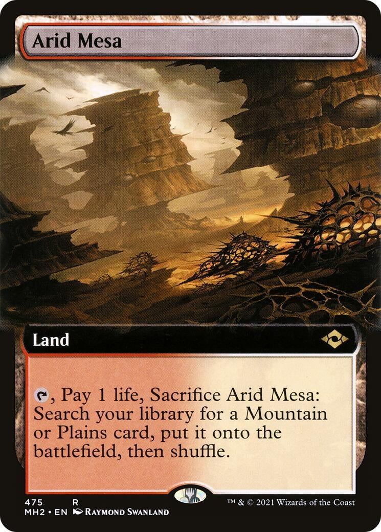 Image for Arid Mesa (Extended Art) (475) (Modern Horizons 2) - Magic: The Gathering