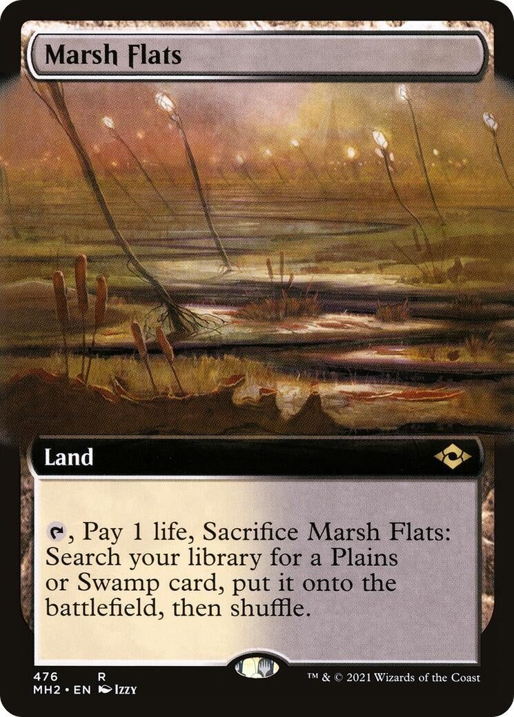 Image for Marsh Flats (Extended Art) (476) (Modern Horizons 2) - Magic: The Gathering