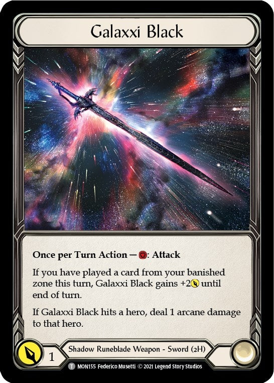 Galaxxi Black // Soul Shackle (MON155 // MON186) (Monarch)