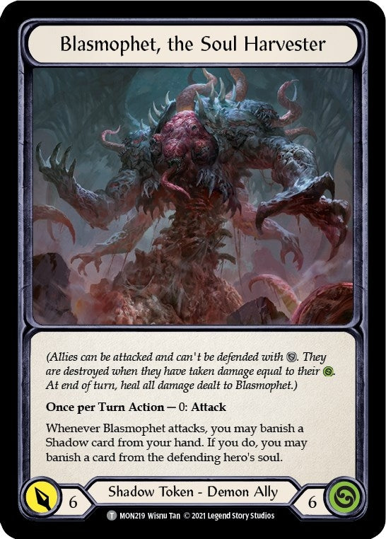 Image for Blasmophet, the Soul Harvester // Ursur, the Soul Reaper (MON219 / MON220) (Monarch) - Flesh and Blood TCG