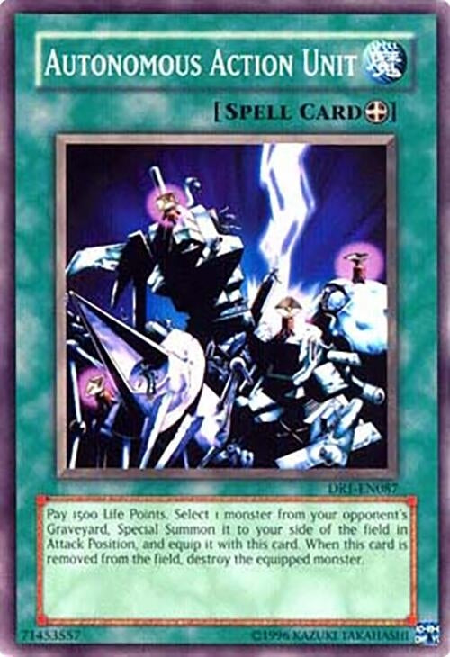 Image for Autonomous Action Unit (DR1-EN087) (Dark Revelation Volume 1) (DR1) - YuGiOh