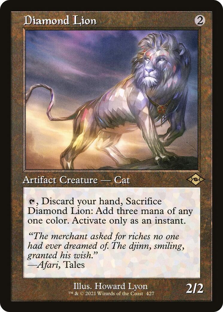 Diamond Lion (Retro Frame) (427) (Modern Horizons 2)