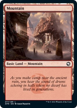 Image for Mountain (277) (277) (Adventures in the Forgotten Realms) - Magic: The Gathering