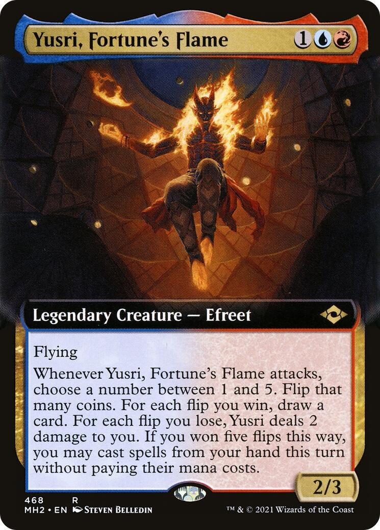 Image for Yusri, Fortune's Flame (Extended Art) (468) (Modern Horizons 2) - Magic: The Gathering