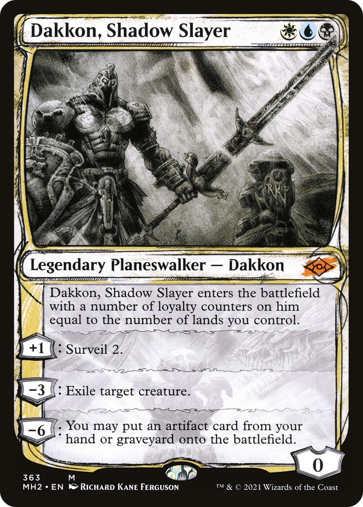 Image for Dakkon, Shadow Slayer (Showcase) (363) (Modern Horizons 2) - Magic: The Gathering