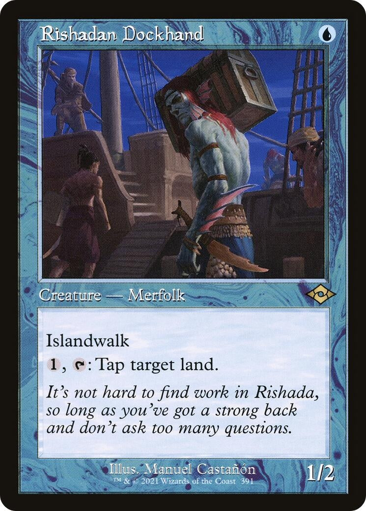 Image for Rishadan Dockhand (Retro Frame) (391) (Modern Horizons 2) - Magic: The Gathering