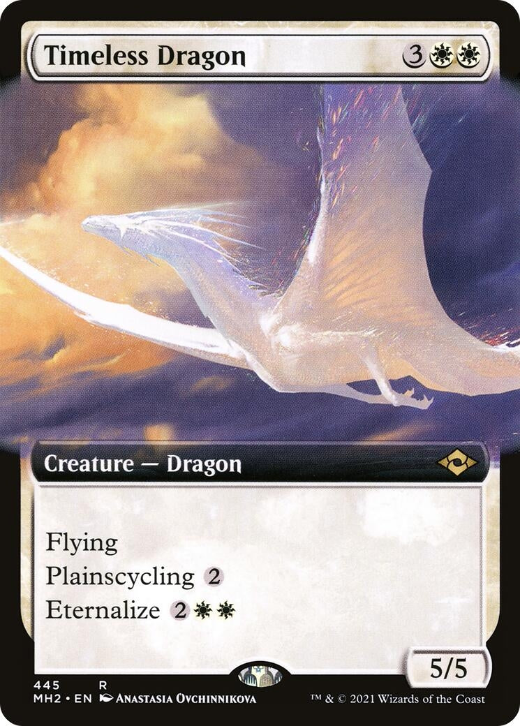 Image for Timeless Dragon (Extended Art) (445) (Modern Horizons 2) - Magic: The Gathering