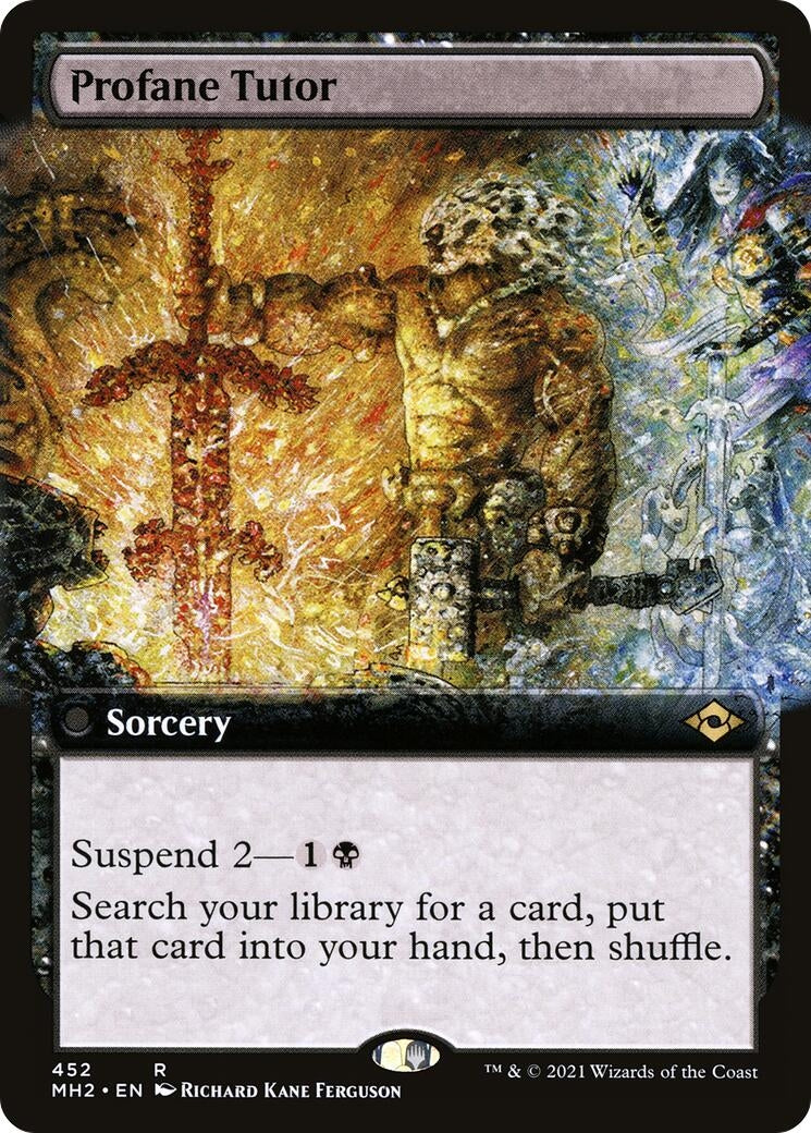 Image for Profane Tutor (Extended Art) (452) (Modern Horizons 2) - Magic: The Gathering
