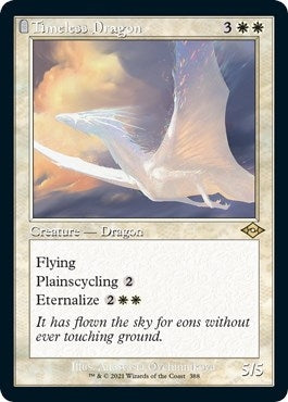 Image for Timeless Dragon (Retro Frame) (Foil Etched) (388) (Modern Horizons 2) - Magic: The Gathering