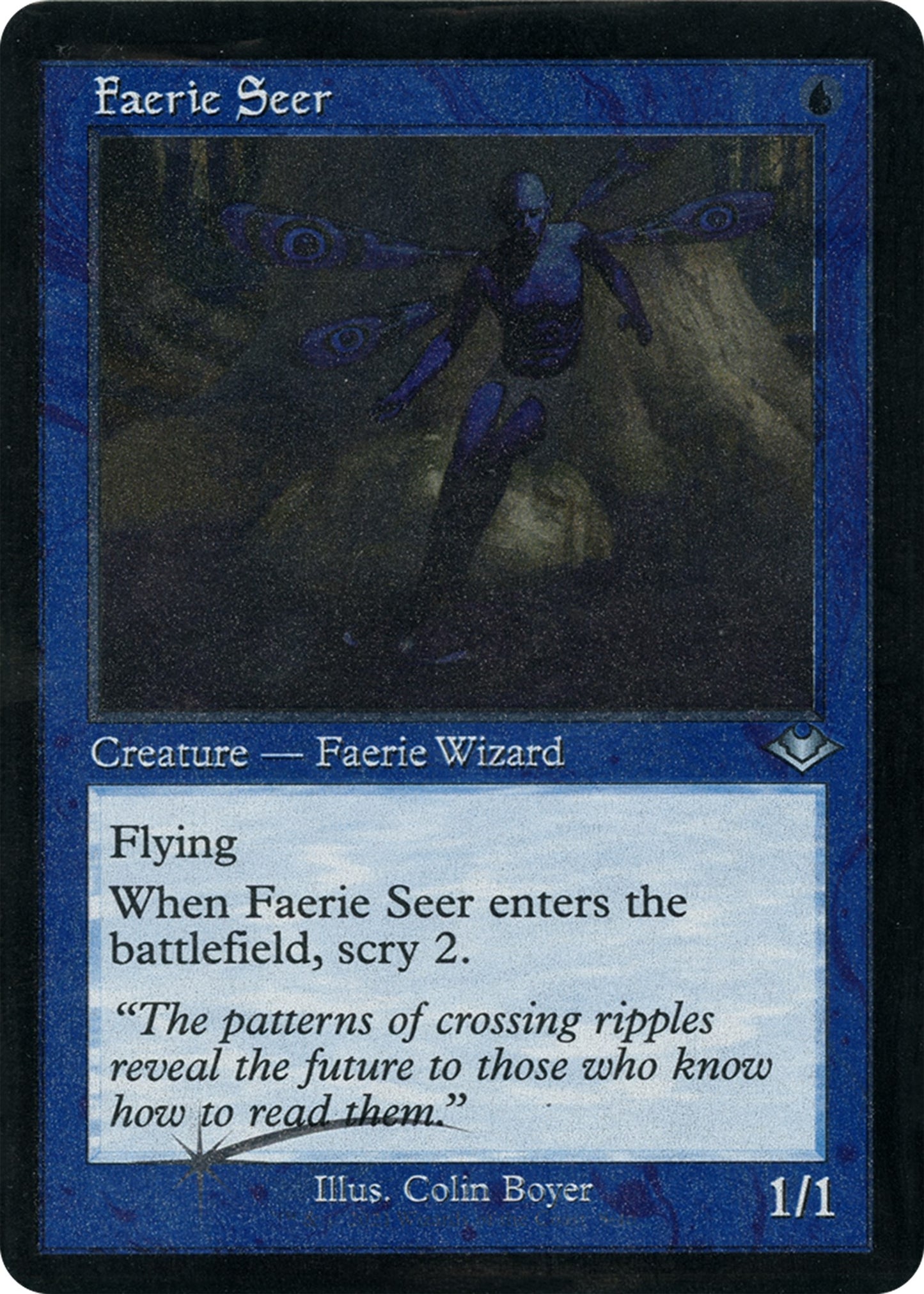 Image for Faerie Seer (Retro Frame) (Foil Etched) (8) (Modern Horizons) - Magic: The Gathering