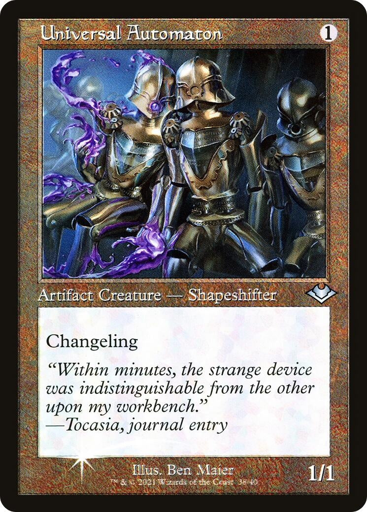 Image for Universal Automaton (Retro Frame) (Foil Etched) (38) (Modern Horizons) - Magic: The Gathering