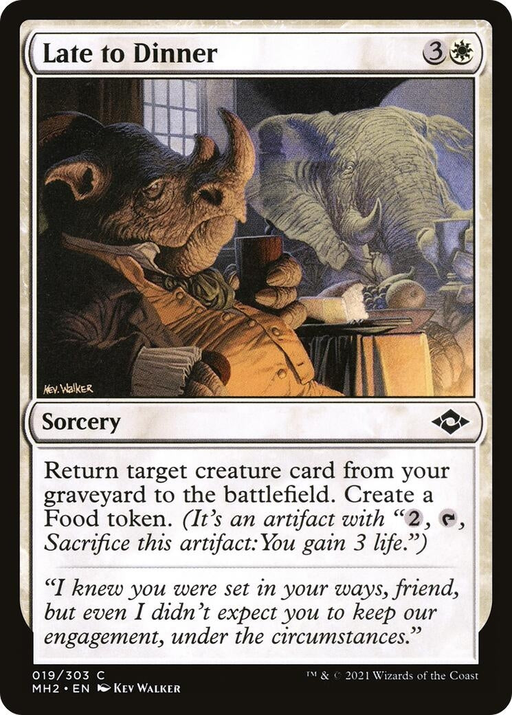 Image for Late to Dinner (19) (Modern Horizons 2) - Magic: The Gathering