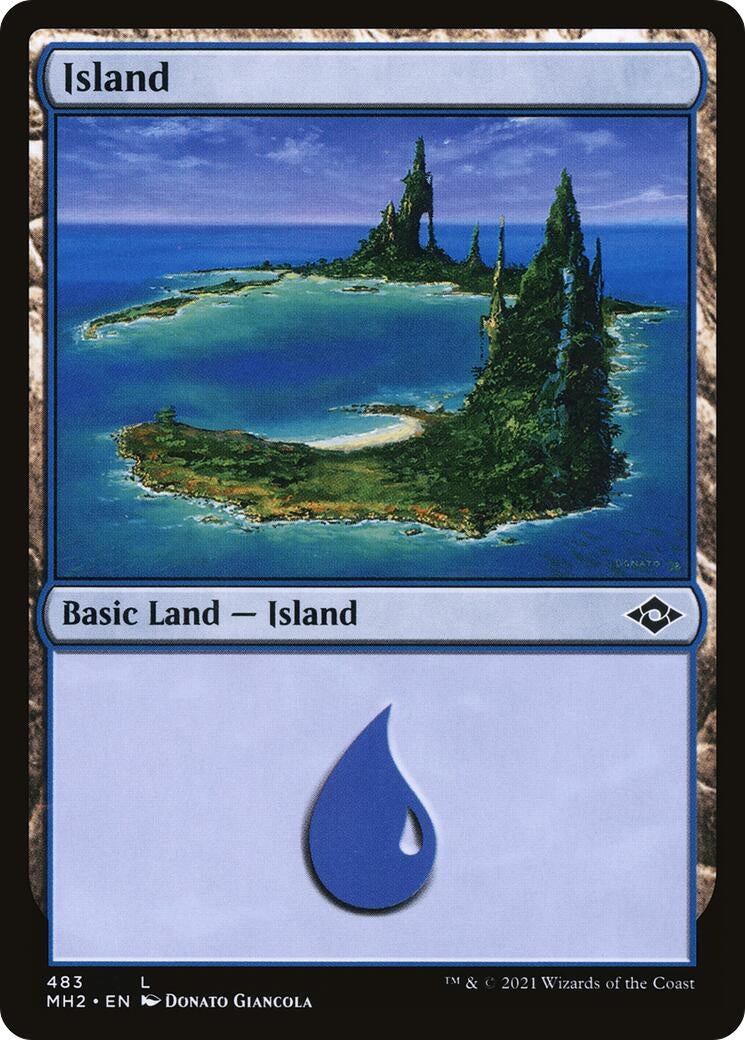 Image for Island (483) (483) (Modern Horizons 2) - Magic: The Gathering